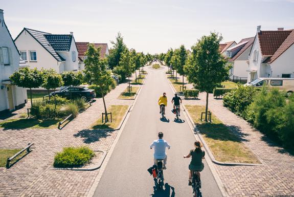 Radfahren im Park | Noordzee Résidence Cadzand-Bad